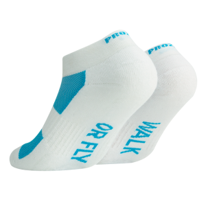 Тренувальні шкарпетки біло-блакитні